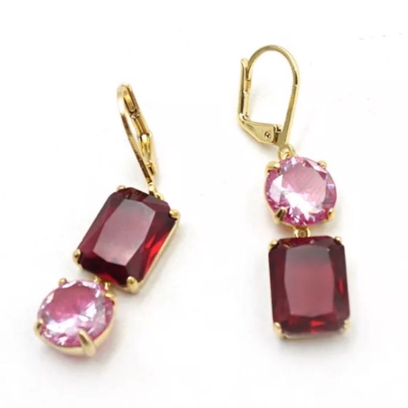 New Kate Spade Shine On Mismatched Drop Earrings - Picture 2 of 5